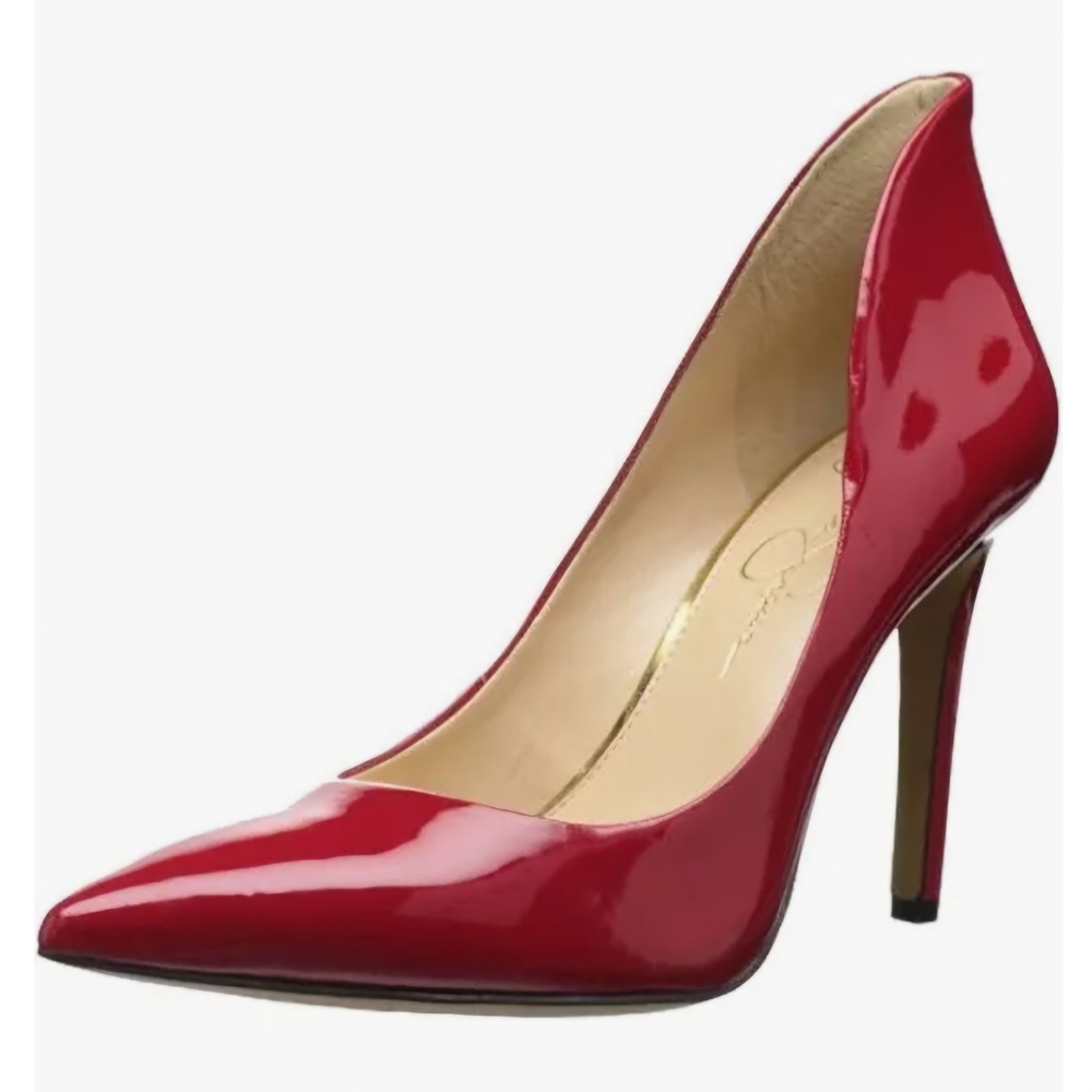 Jessica Simpson Cambredge Red Patent Leather Heels
